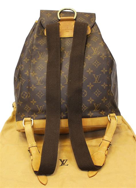 monogram canvas backpack